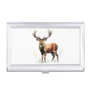 Huge Racked Deer Business Card Case