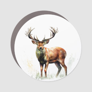 Huge Racked Deer  Car Magnet