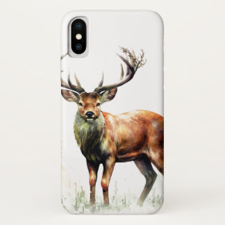Huge Racked Deer  iPhone X Case