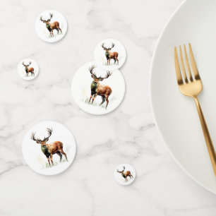 Huge Racked Deer  Confetti