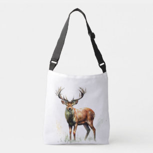 Huge Racked Deer Crossbody Bag
