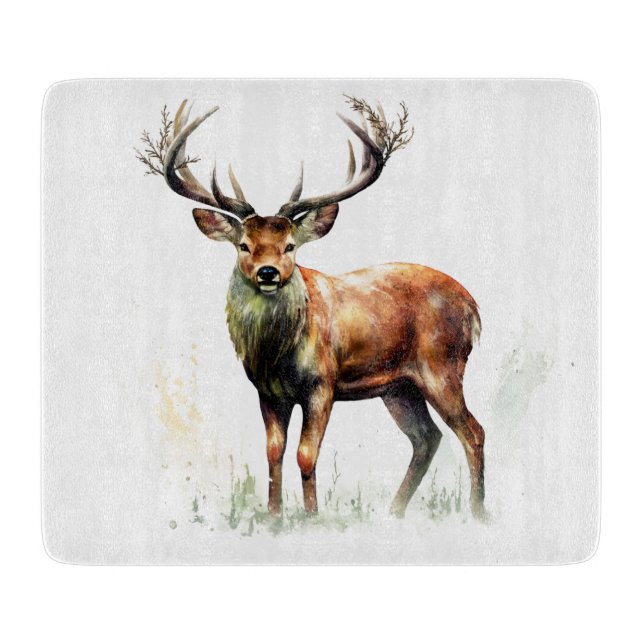Huge Racked Deer  Cutting Board (Front)