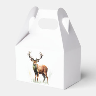 Huge Racked Deer  Favor Boxes