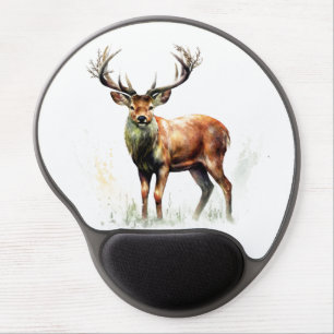 Huge Racked Deer  Gel Mouse Pad