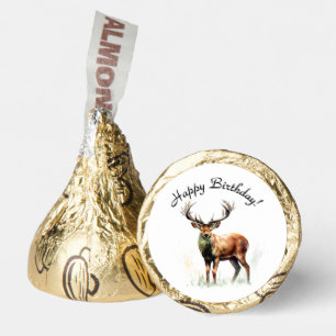 Huge Racked Deer Happy Birthday Hershey®'s Kisses®