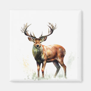 Huge Racked Deer Magnet