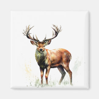 Huge Racked Deer  Magnet