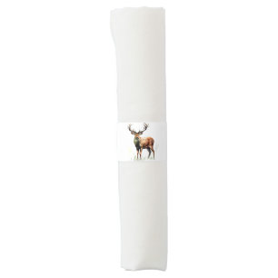 Huge Racked Deer  Napkin Bands