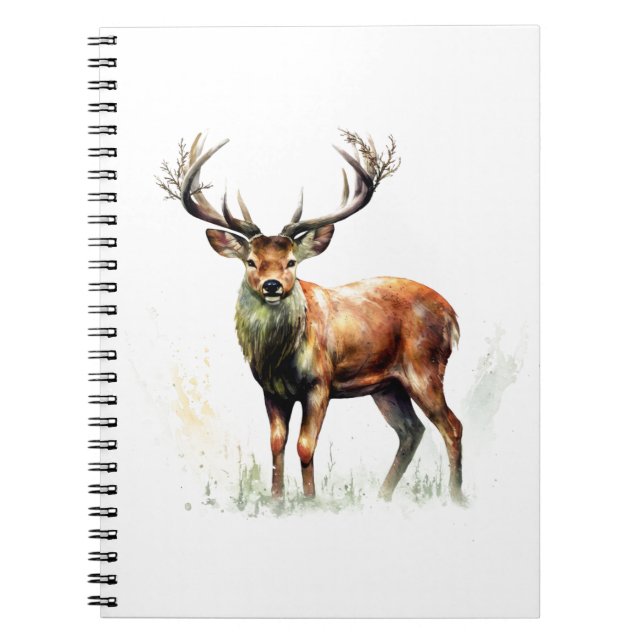 Huge Racked Deer  Notebook (Front)