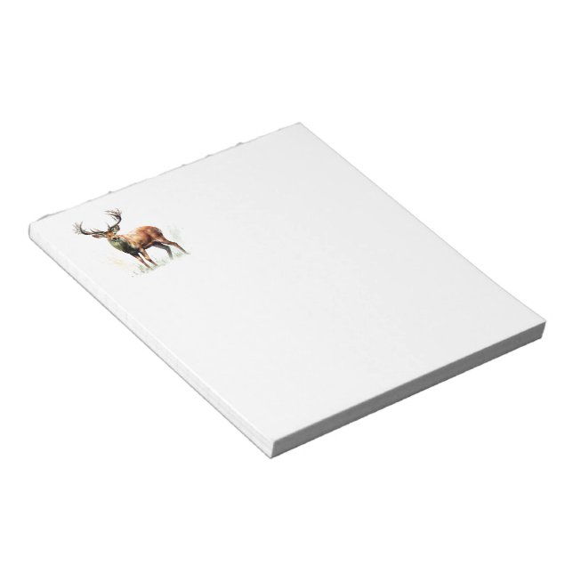 Huge Racked Deer  Notepad (Angled)