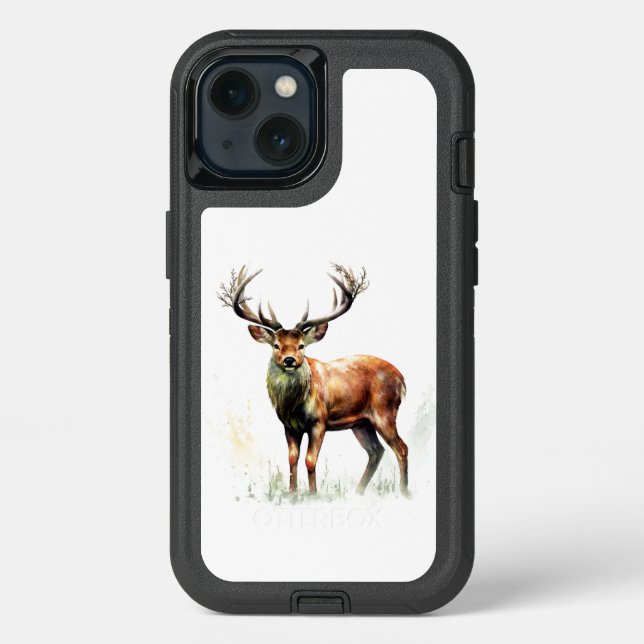 Huge Racked Deer  Otterbox iPhone Case (Back)