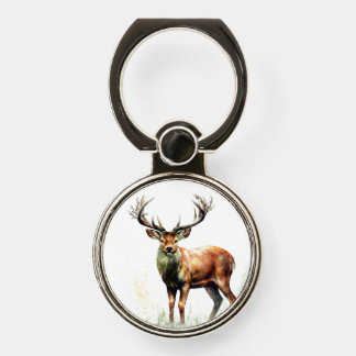 Huge Racked Deer  Phone Ring Stand