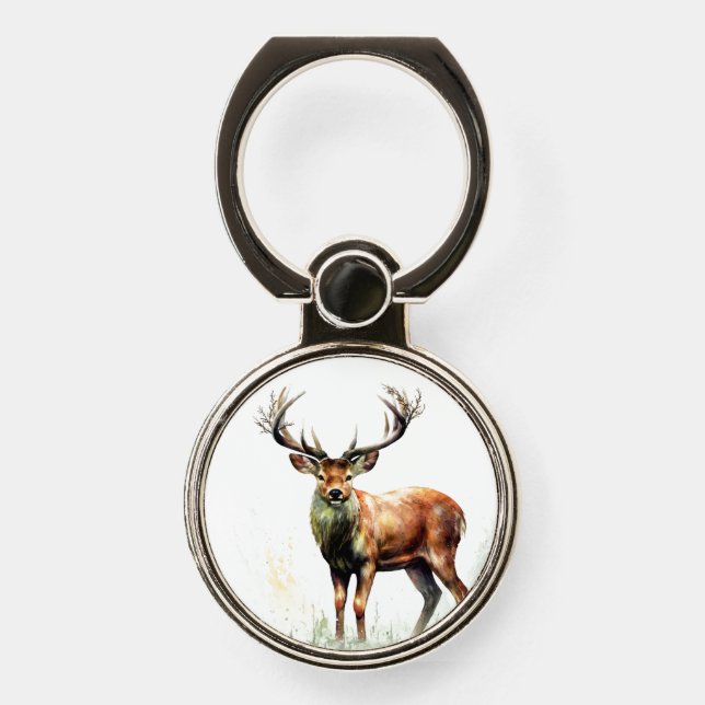 Huge Racked Deer  Phone Ring Stand (Front)