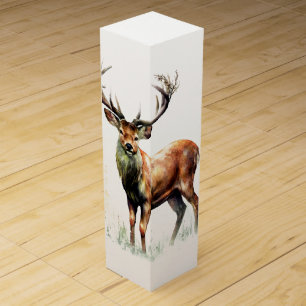Huge Racked Deer Wine Box
