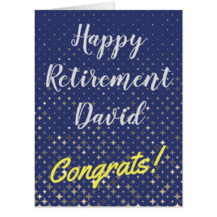 HUGE Retirement Card