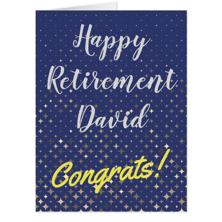 HUGE Retirement Card | Zazzle