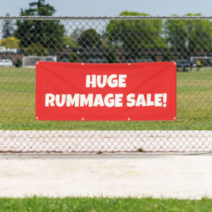 Huge Rummage Sale Banner