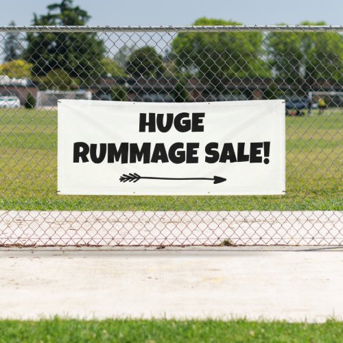 Huge Rummage Sale Banner