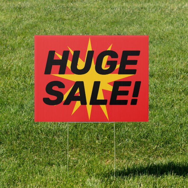 HUGE SALE! Yard Sign (Insitu)
