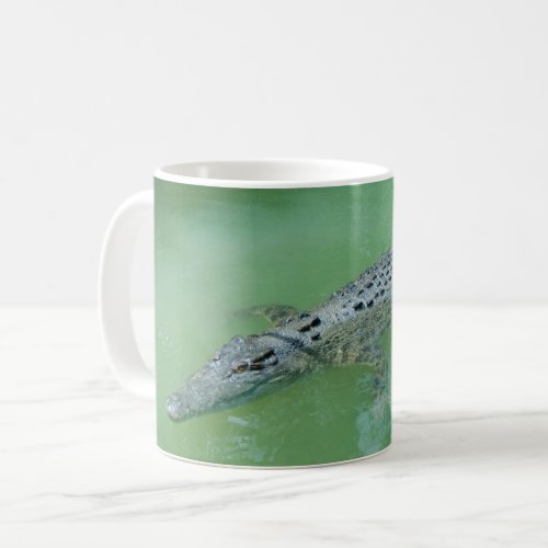 Huge Saltwater Crocodile Coffee Mug