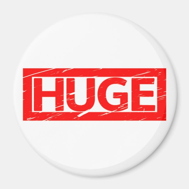 Huge Stamp Magnet (Front)