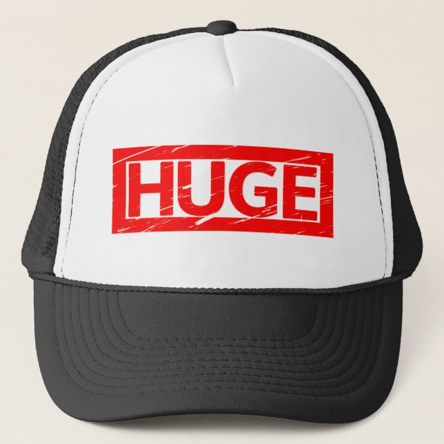 Huge Stamp Trucker Hat (Front)