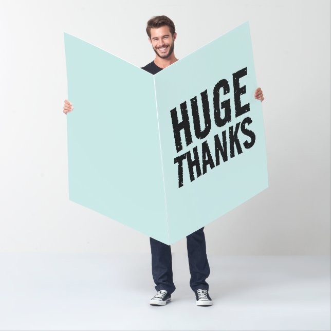 HUGE THANK YOU GIANT OVERSIZED CARD (In Situ)