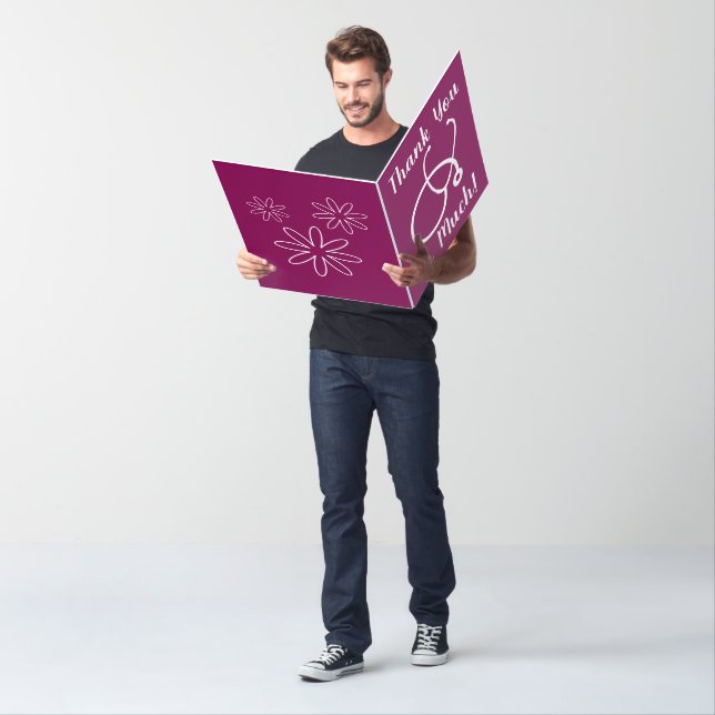 Huge Thank you oversized nursing greeting cards (In Situ)