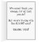 Huge Thanks Thank you Card