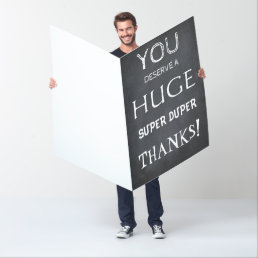Huge Thanks Thank you Card