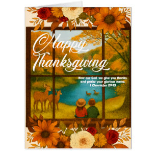 Huge Thanksgiving (18" x 24") Card