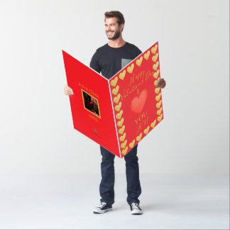 Huge Valentines Day Customizable Heartfelt Card