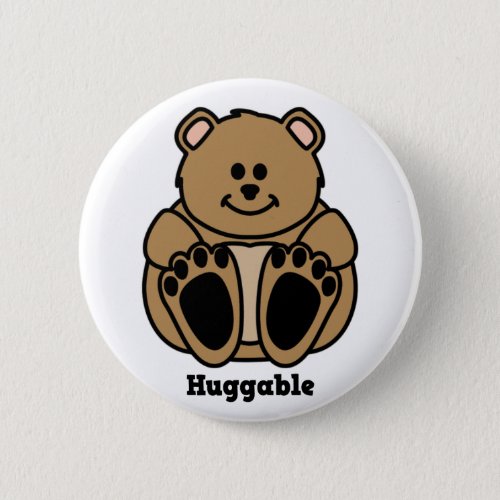 Huggable Bear button