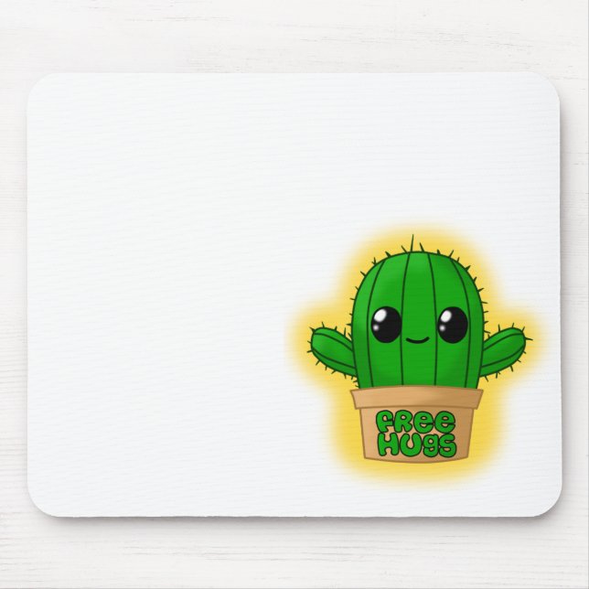 Huggable Cactus Mouse Pad (Front)