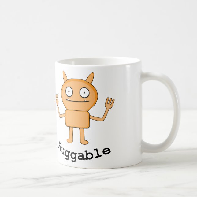 Huggable - White 11 oz Classic White Mug (Right)