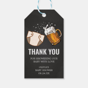 Huggies and Chuggies Baby Shower Favor Tags