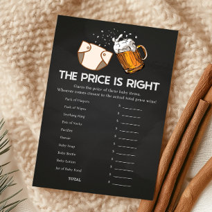 Huggies and Chuggies Baby Shower Price Game