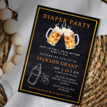 Huggies and Chuggies Beer Diaper Party Baby Shower