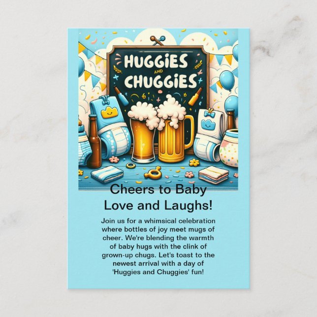 huggies and chuggies enclosure card (Front)