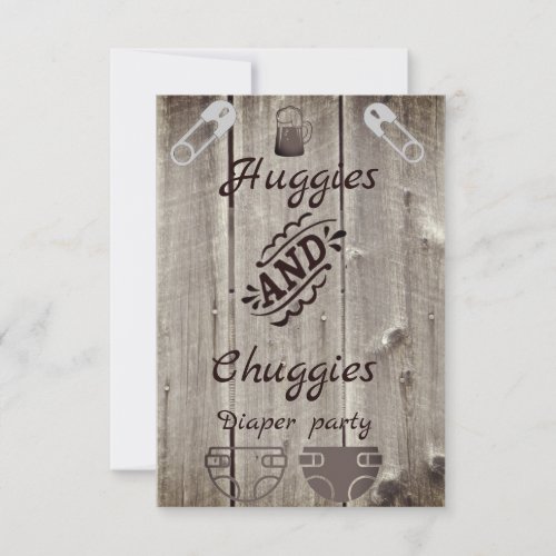 huggies and chuggies invite