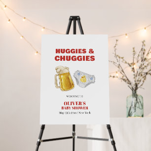 Huggies Chuggies Diaper Baby Shower Welcome Sign