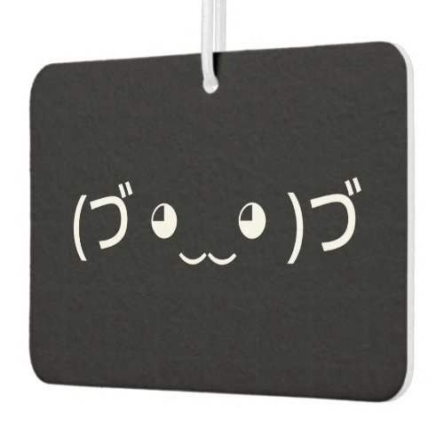 Hugging Emoticon づ ‿‿ づ Japanese Kaomoji Air F Air Freshener