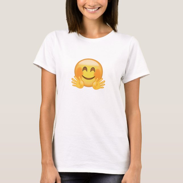 Hugging Face Emoji T-Shirt (Front)