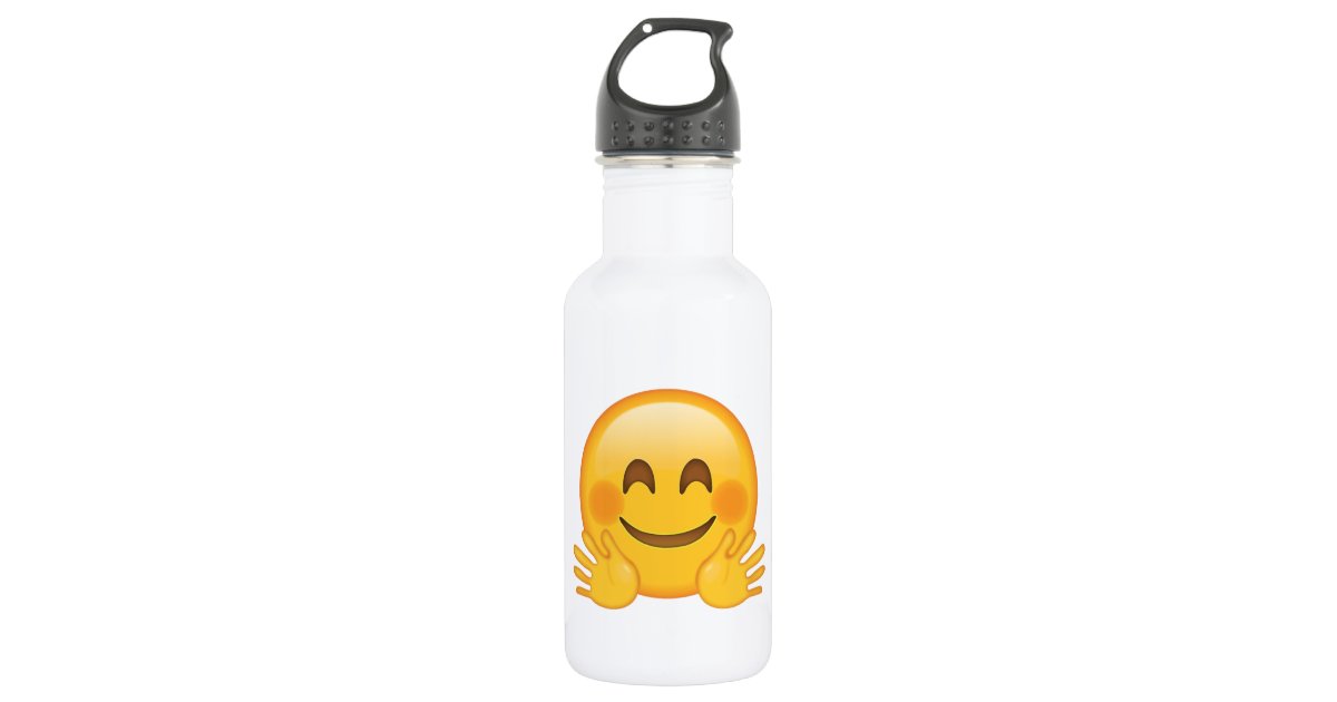Hugging Face - Emoji Water Bottle, Zazzle in 2023