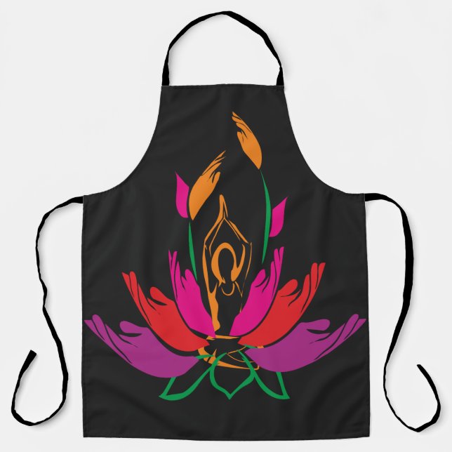 hugging hands  apron (Front)