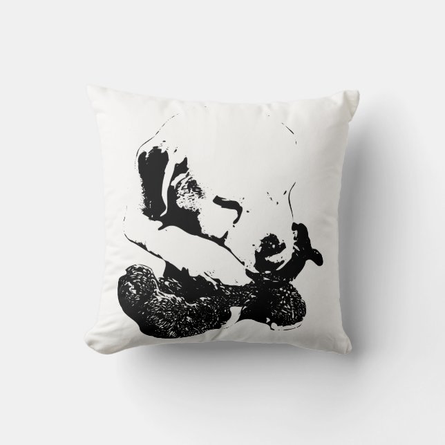 Hugging My Favorite Throw Pillow (Front)