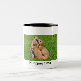 Hugging time Two-Tone coffee mug