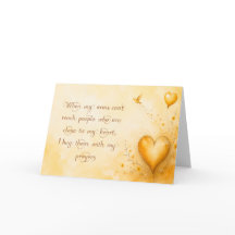Hugging You With My Prayers Card