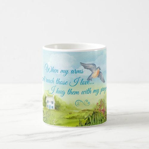 Hugging You With My Prayers Card Coffee Mug