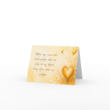 Hugging You With My Prayers Notecard
